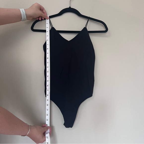 Colsie Black Ribbed Bodysuit - Picture 5 of 6